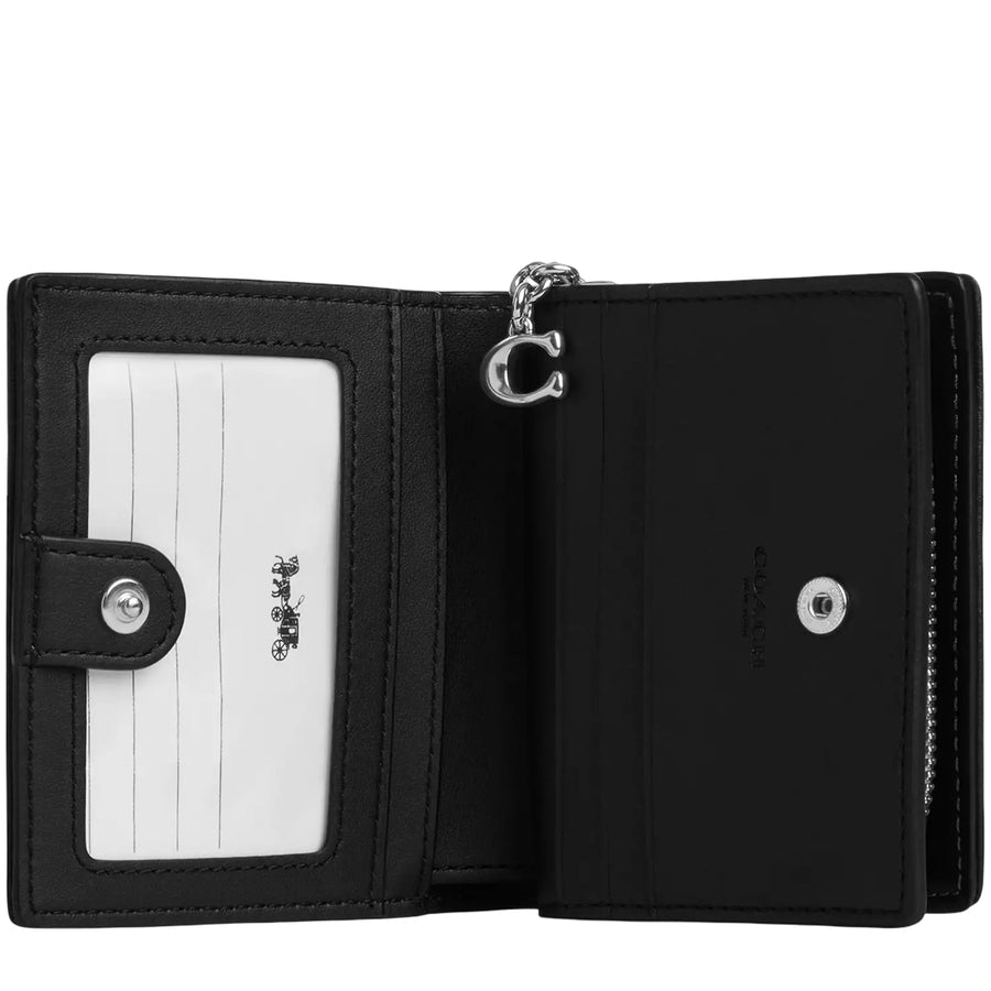 Coach Snap Wallet In Signature Denim