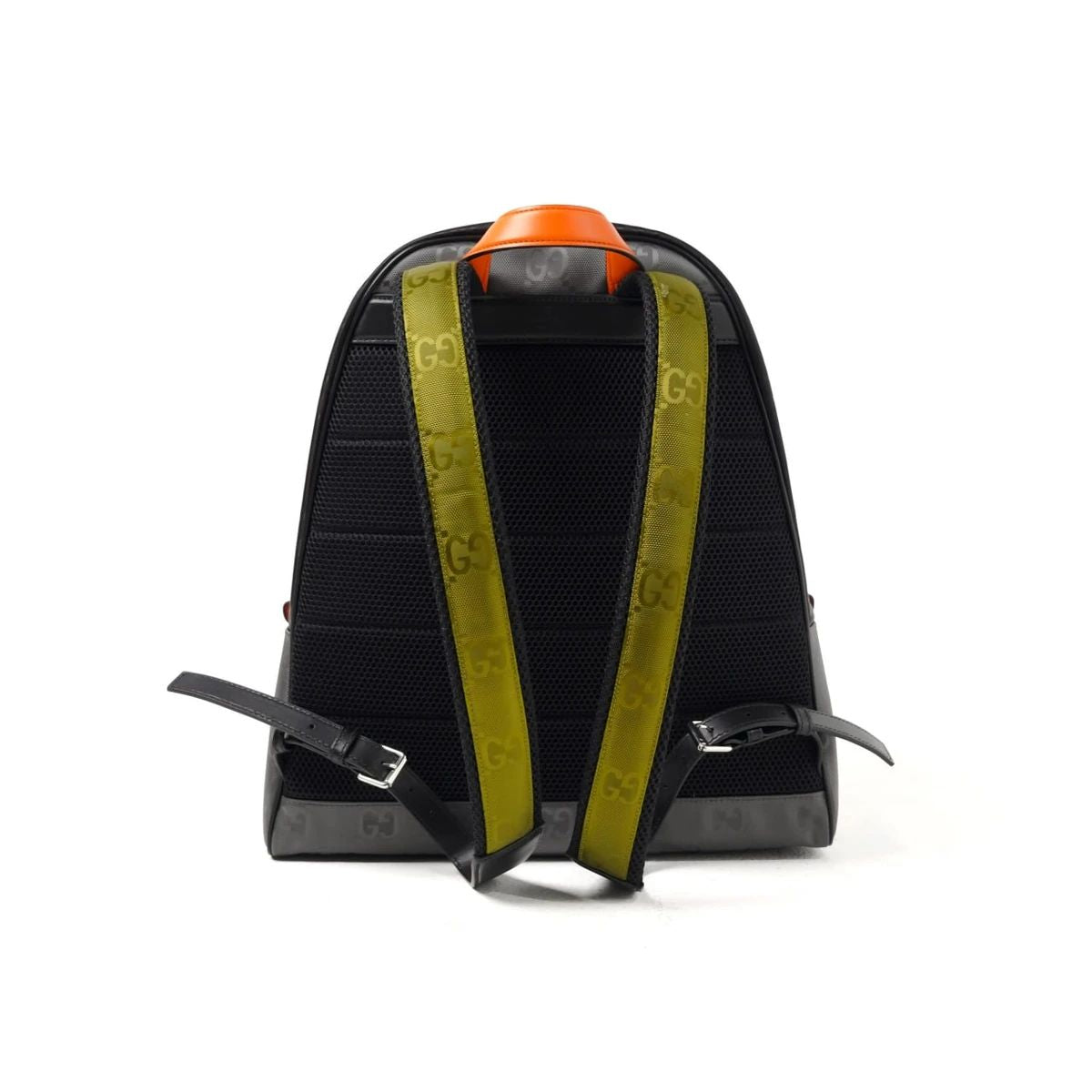 Gucci Monogram Green Grey Nylon Backpack