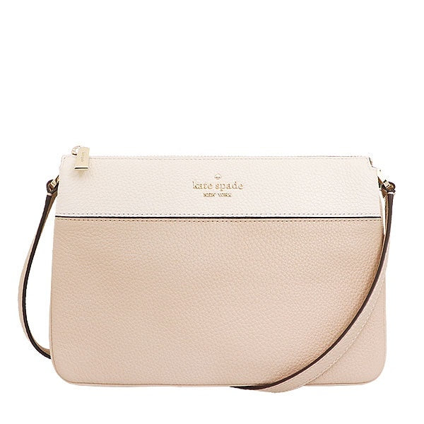 Kate Spade Leila color block leather triple gusset crossbody
