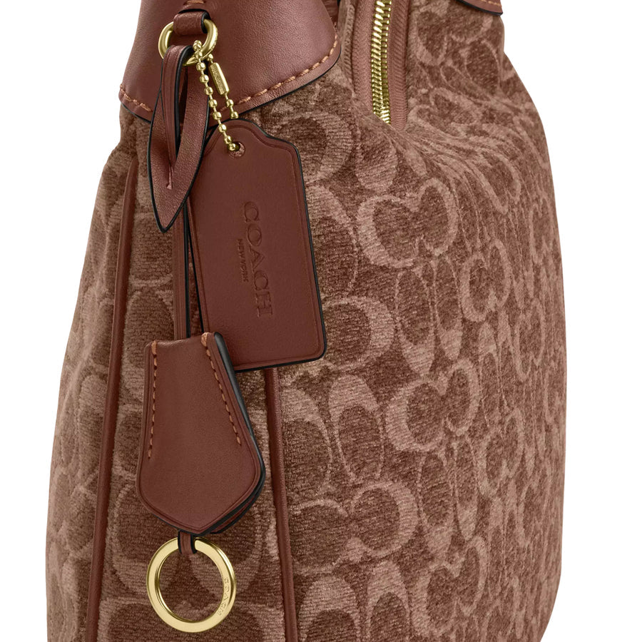 Coach Ella Shoulder Bag In Signature Chenille