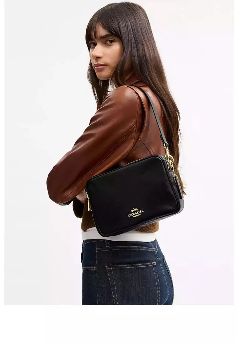 Coach Carey Leather Crossbody Bag