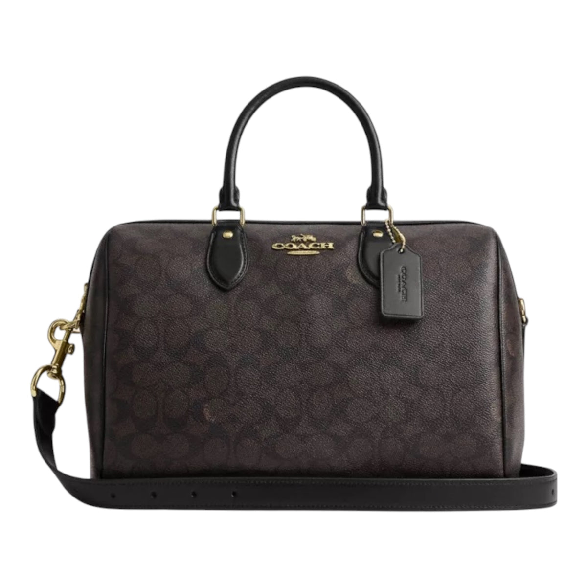 Coach Rowan Large Satchel Bag In Signature Canvas