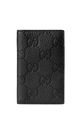 Gucci GG-embossed Card Holder in Leather