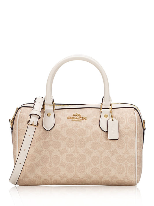 COACH CV961 Signature Rowan Satchel 2WAY Crossbody