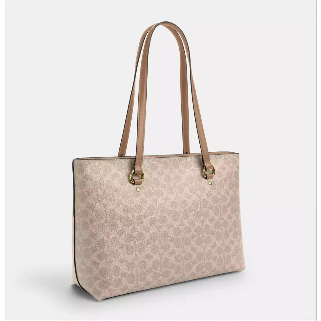 Coach Station Tote Bag In Signature Canvas