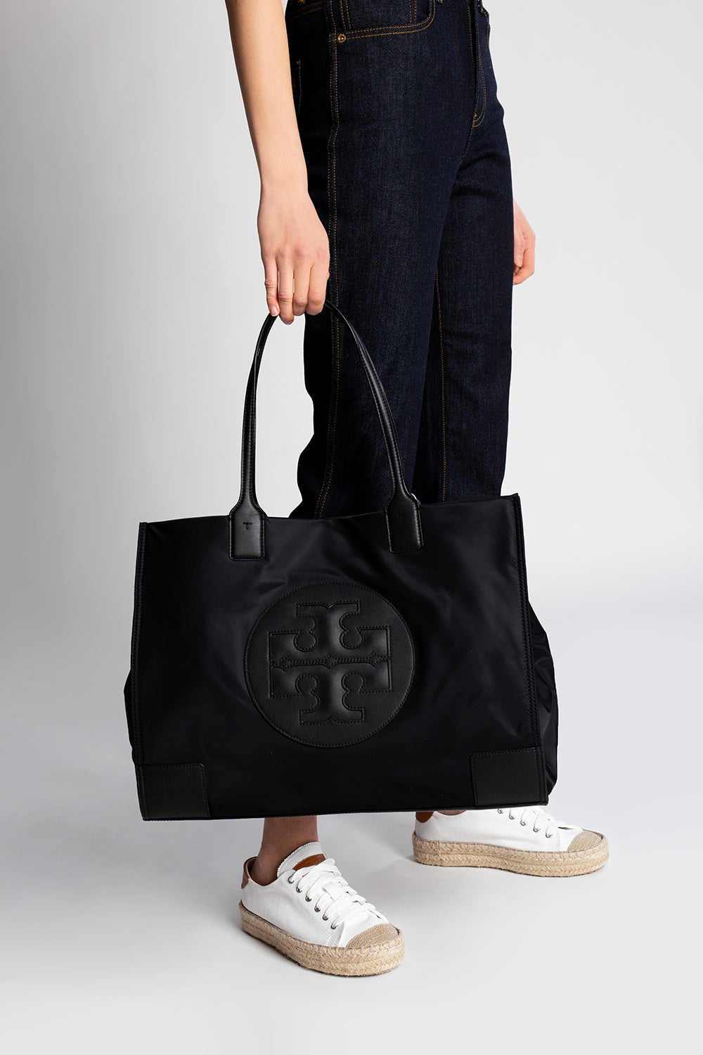 Tory Burch Tote Bag Ella Black Women 87116