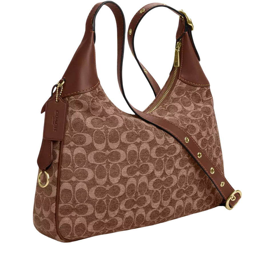 Coach Ella Shoulder Bag In Signature Chenille