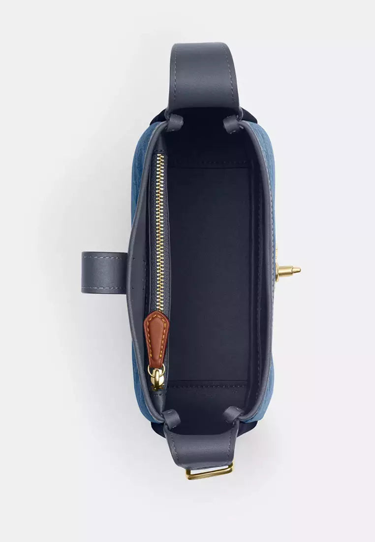 Coach Hadley Mini Crossbody Bag In Signature Denim