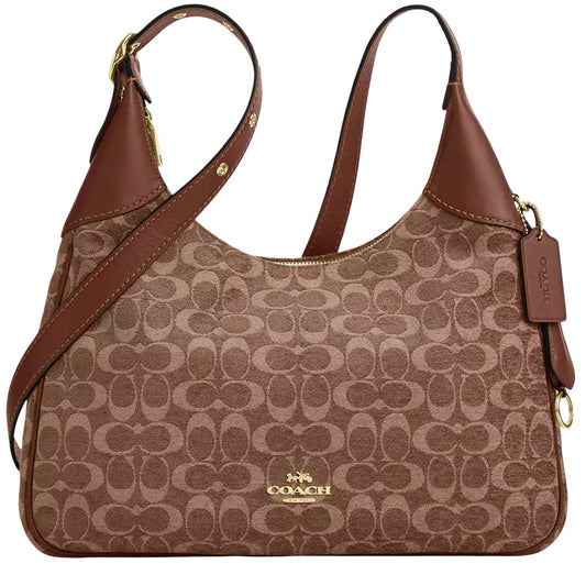 Coach Ella Shoulder Bag In Signature Chenille
