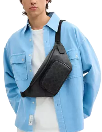 Coach Travis Belt Bag 35 in Signature Canvas