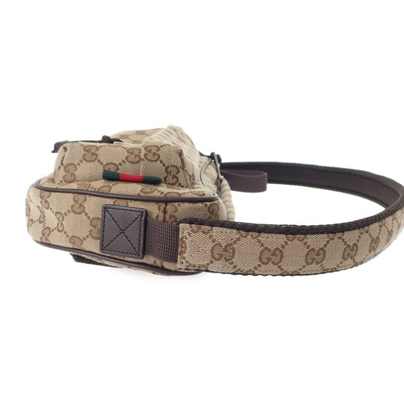 GUCCI GG Small Crossbody Bag Body bag GG canvas Beige Unisex