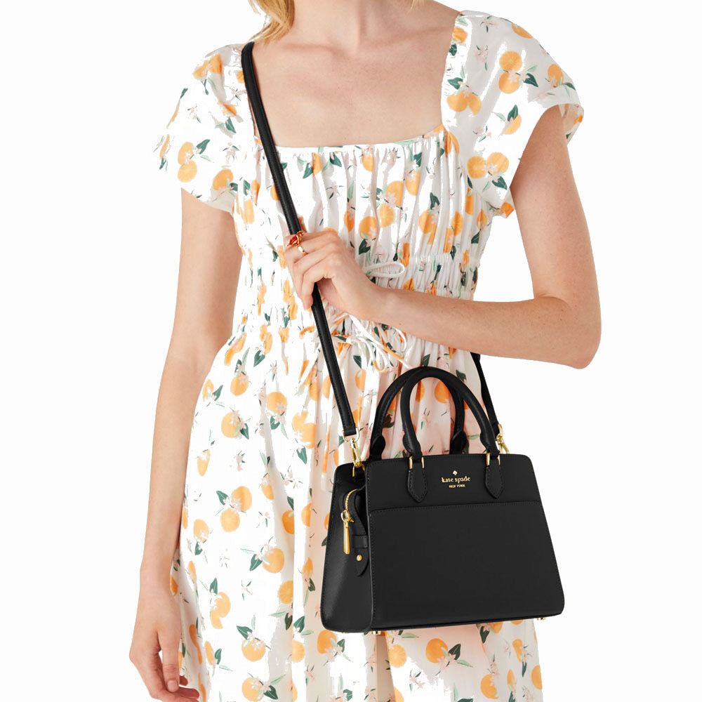 Kate Spade Madison Saffiano Leather Small Satchel Bag