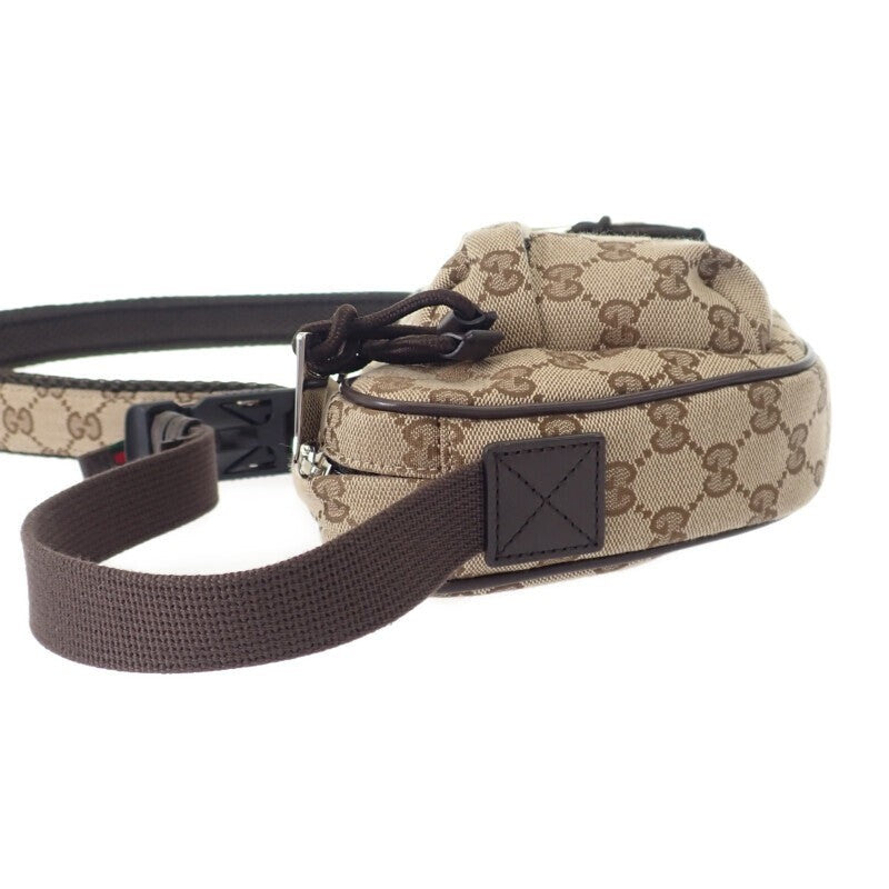 GUCCI GG Small Crossbody Bag Body bag GG canvas Beige Unisex