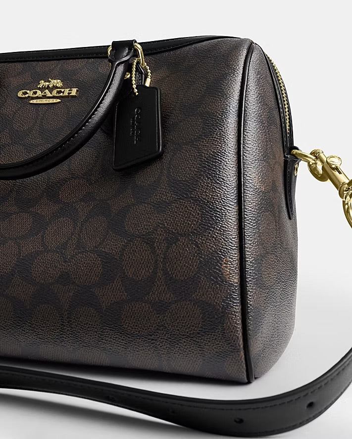 Coach Rowan Large Satchel Bag In Signature Canvas