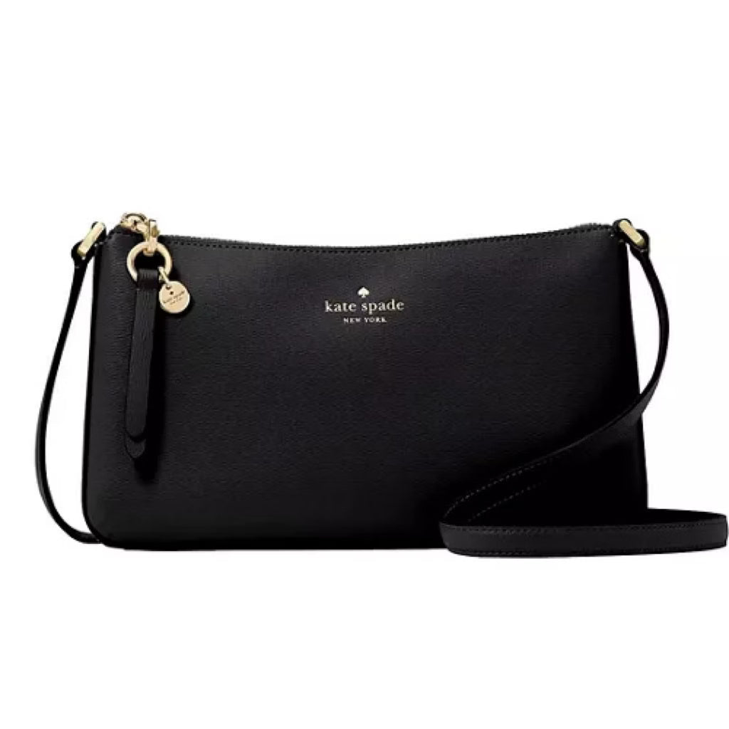 Kate Spade Ginnie Crossbody Bag Black Purse with Tassel KK311