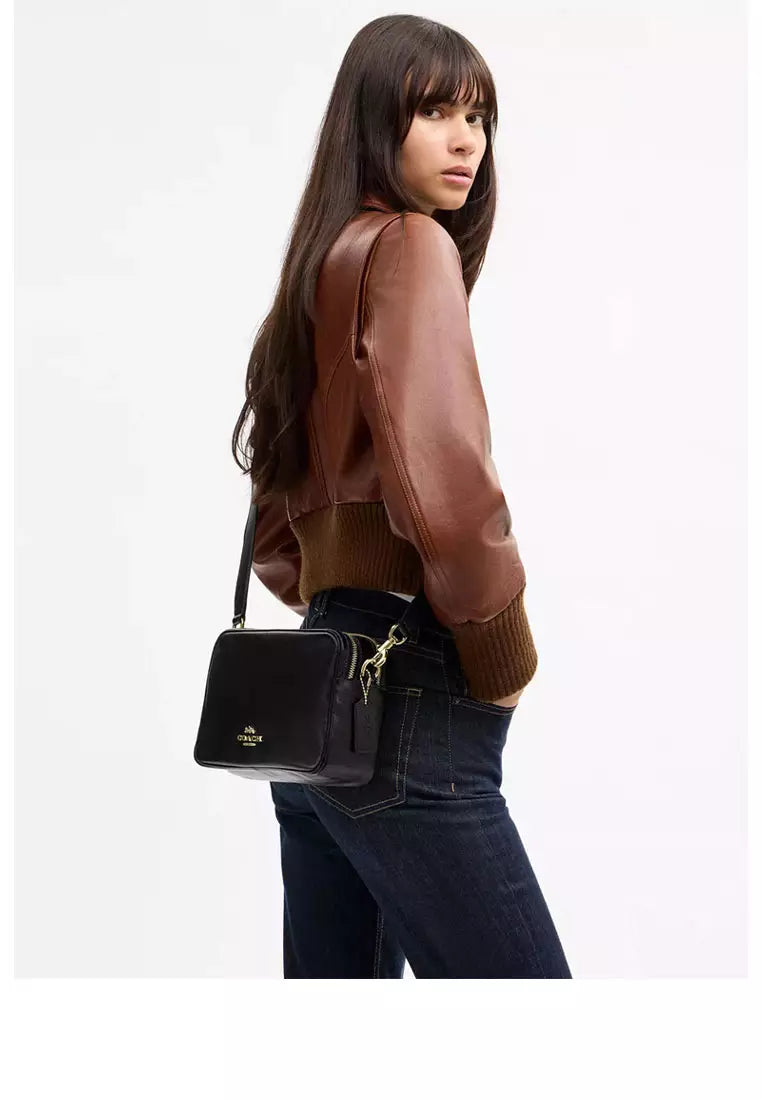 Coach Carey Leather Crossbody Bag