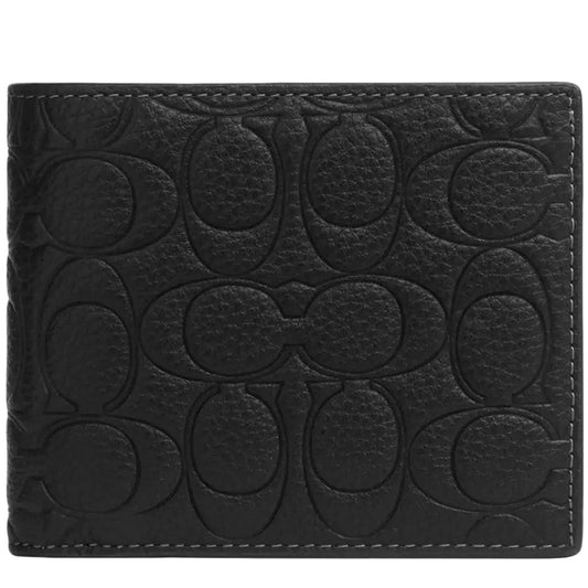 Coach 3-In-1 Wallet In Signature Leather - Black CEU69