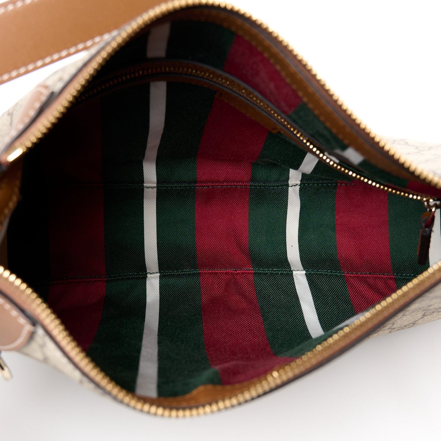 Gucci GG Supreme Monogram Emblem Medium Shoulder Bag
