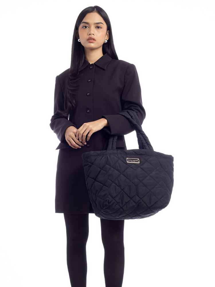 Marc Jacobs Quilted Nylon Medium Tote Black M0016680
