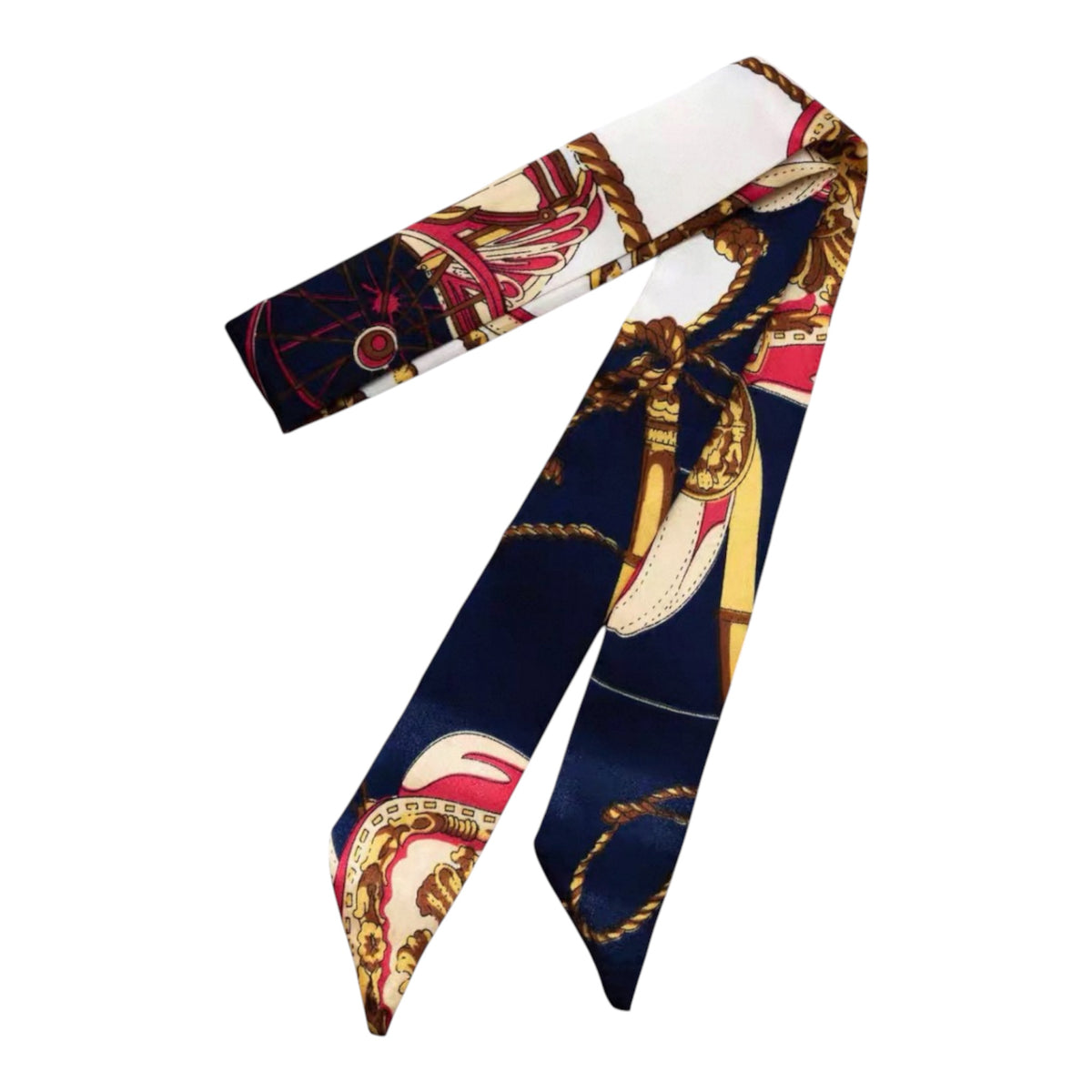 Neckerchief Scarf - Hairband Handbag Handle Ribbon Fashion Bag for Women Girls Decoration