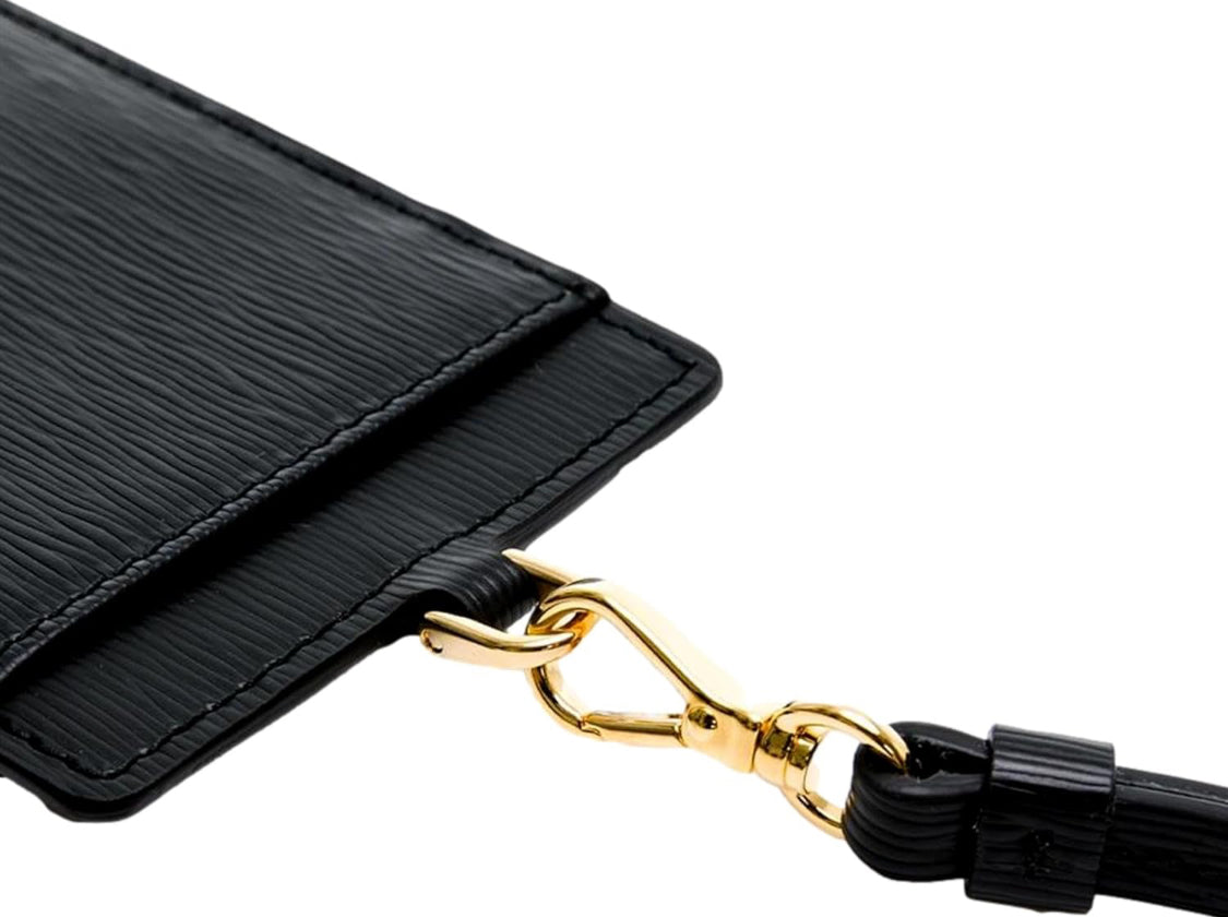 Prada Vitello Move Leather Card Case Badge Holder Wallet 1MC007