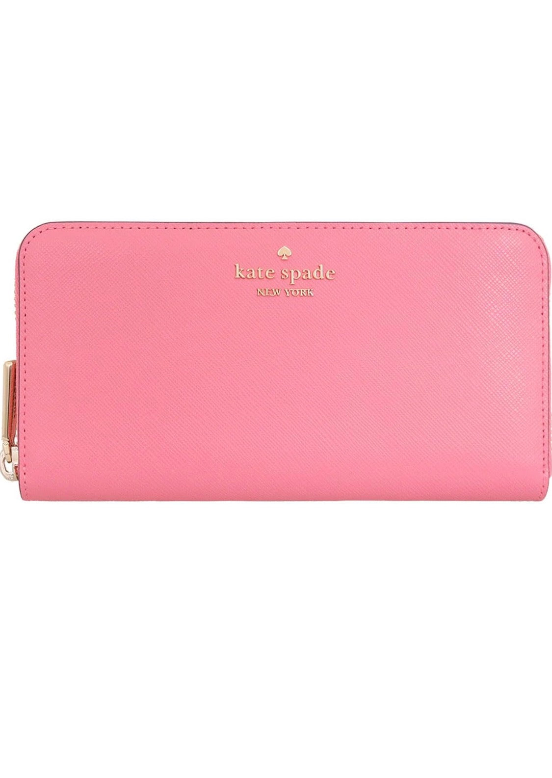 Kate spade New York Pink Zipper Wallet Long Clutch for Women
