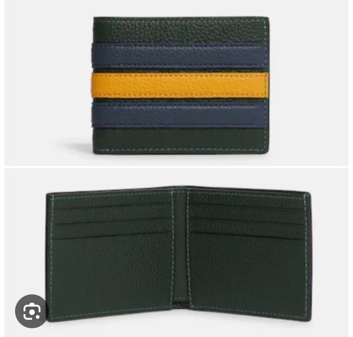 COACH Men Billfold Wallet Collection