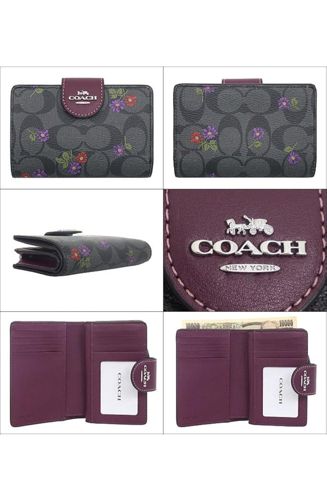 COACH Medium Corner Zip Wallet Collection