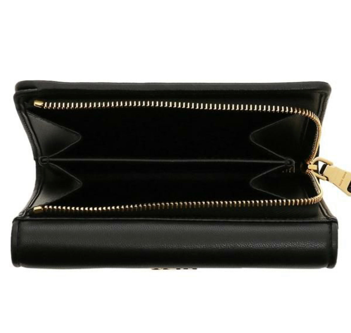 Miu Miu Bifold Wallet Matelassesse Leather Wallet Black Women 5ML225