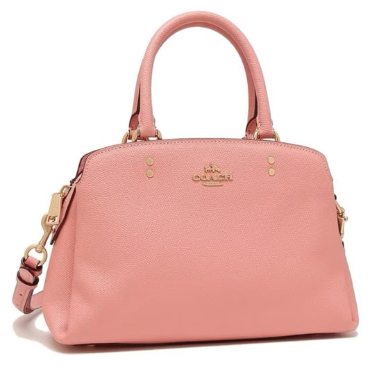 COACH Carryall Mercer Mini Lily Grain Leather Satchel
