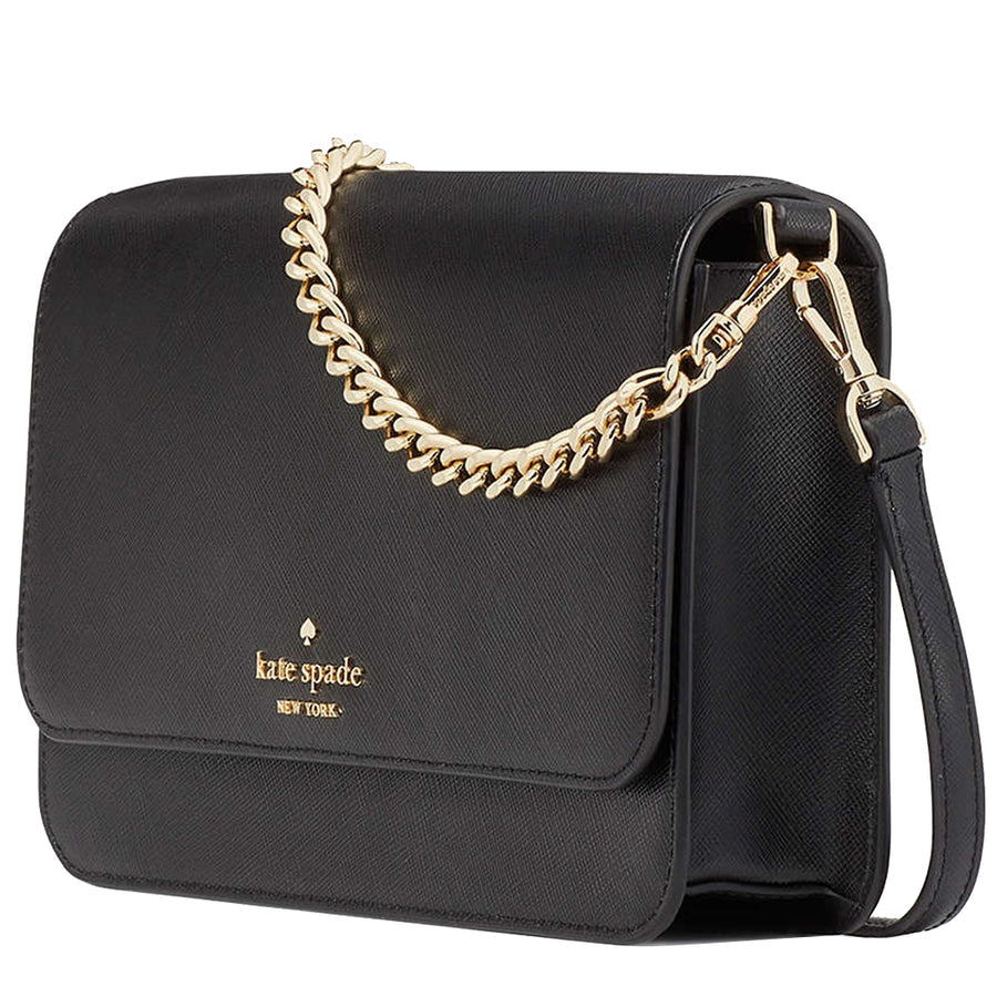 Kate Spade Madison Flap Crossbody Bag Leather Chain
