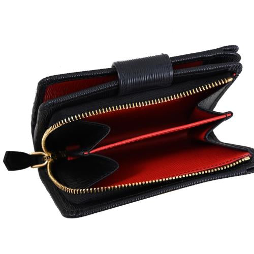 Prada Bifold Vitello Move Leather Wallet
