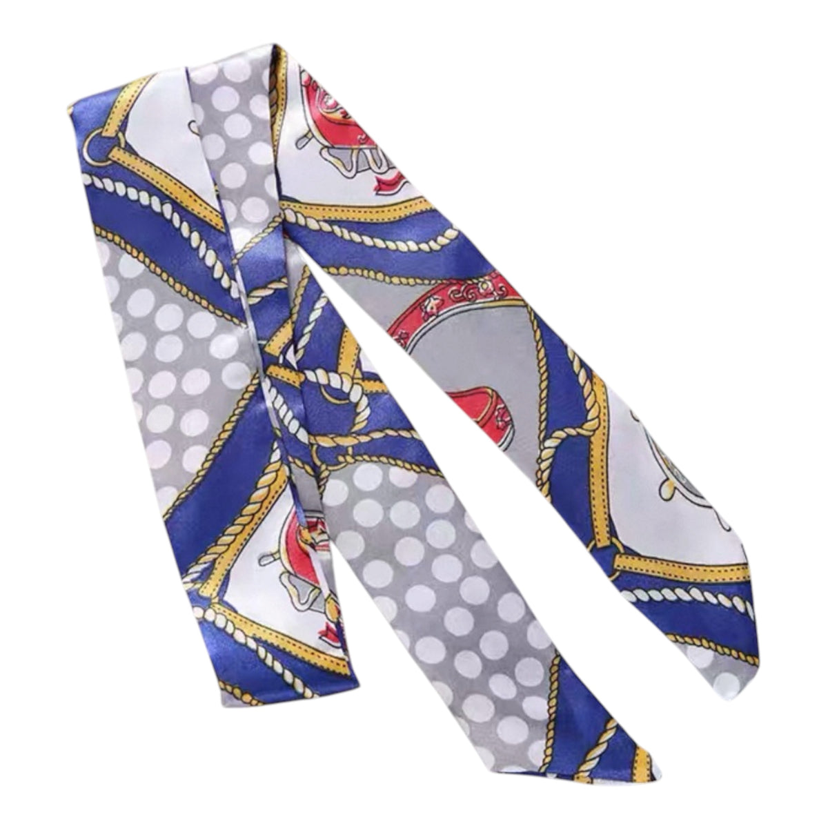 Neckerchief Scarf - Hairband Handbag Handle Ribbon Fashion Bag for Women Girls Decoration