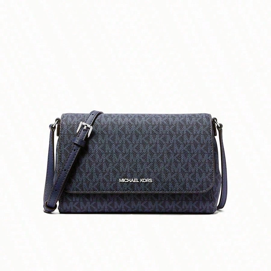 Michael Kors Crossbody Bag Sling Pouch Medium Convertible Pouchette Jet Set Crossbody Bag 35H8GTTC6B