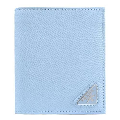 PRADA 2MO008 Brand triangle LOGO scratch-resistant short coin wallet