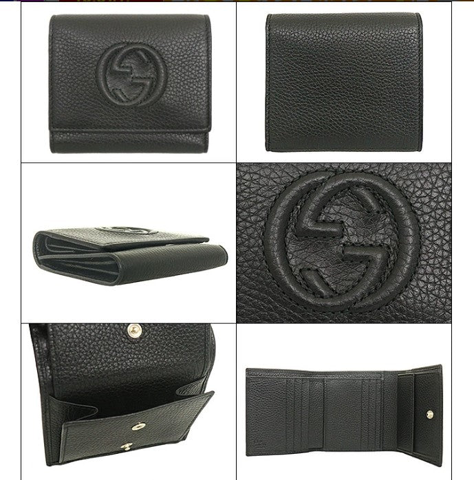 Gucci Wallet Bi-fold Wallet 598207 A7M0G Black