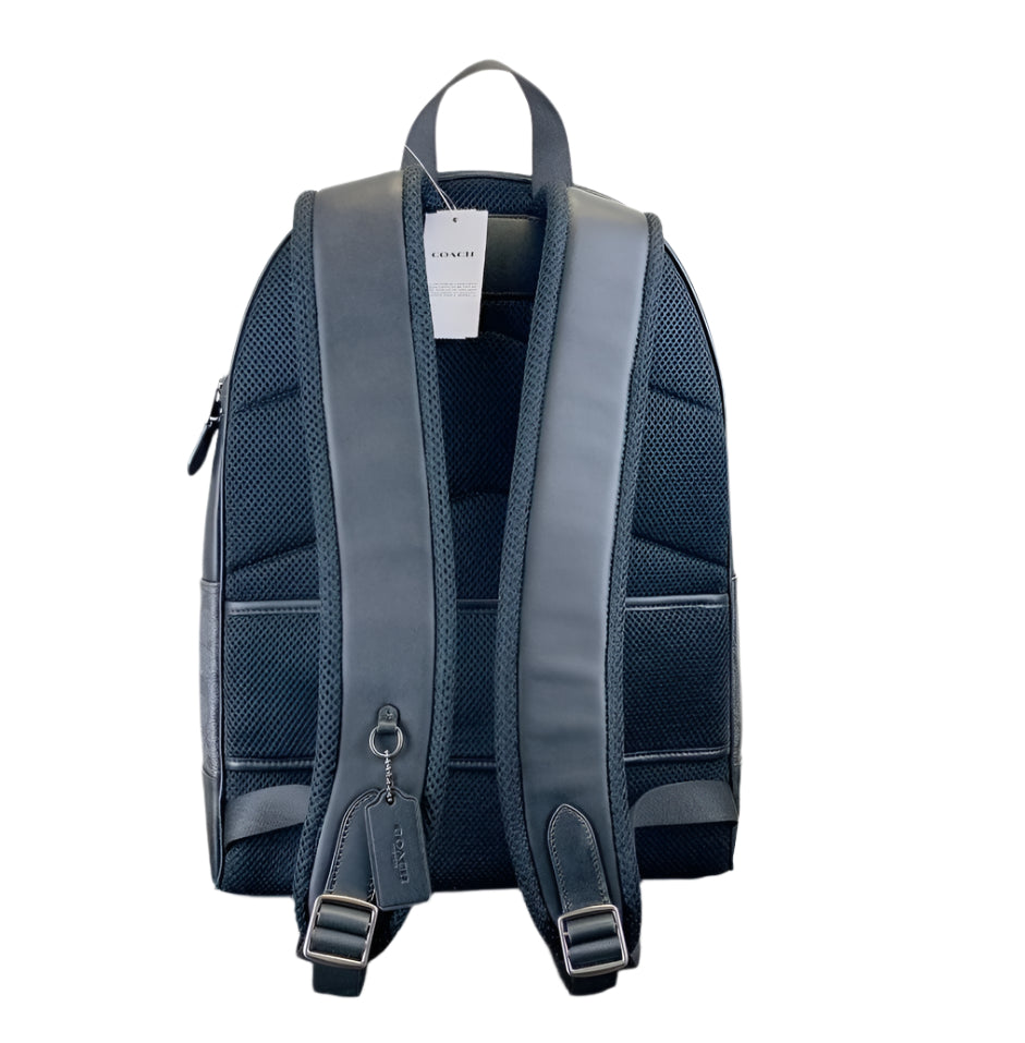 Coach Cv922 West Backpack Varsity Stripe /Denim/Chalk