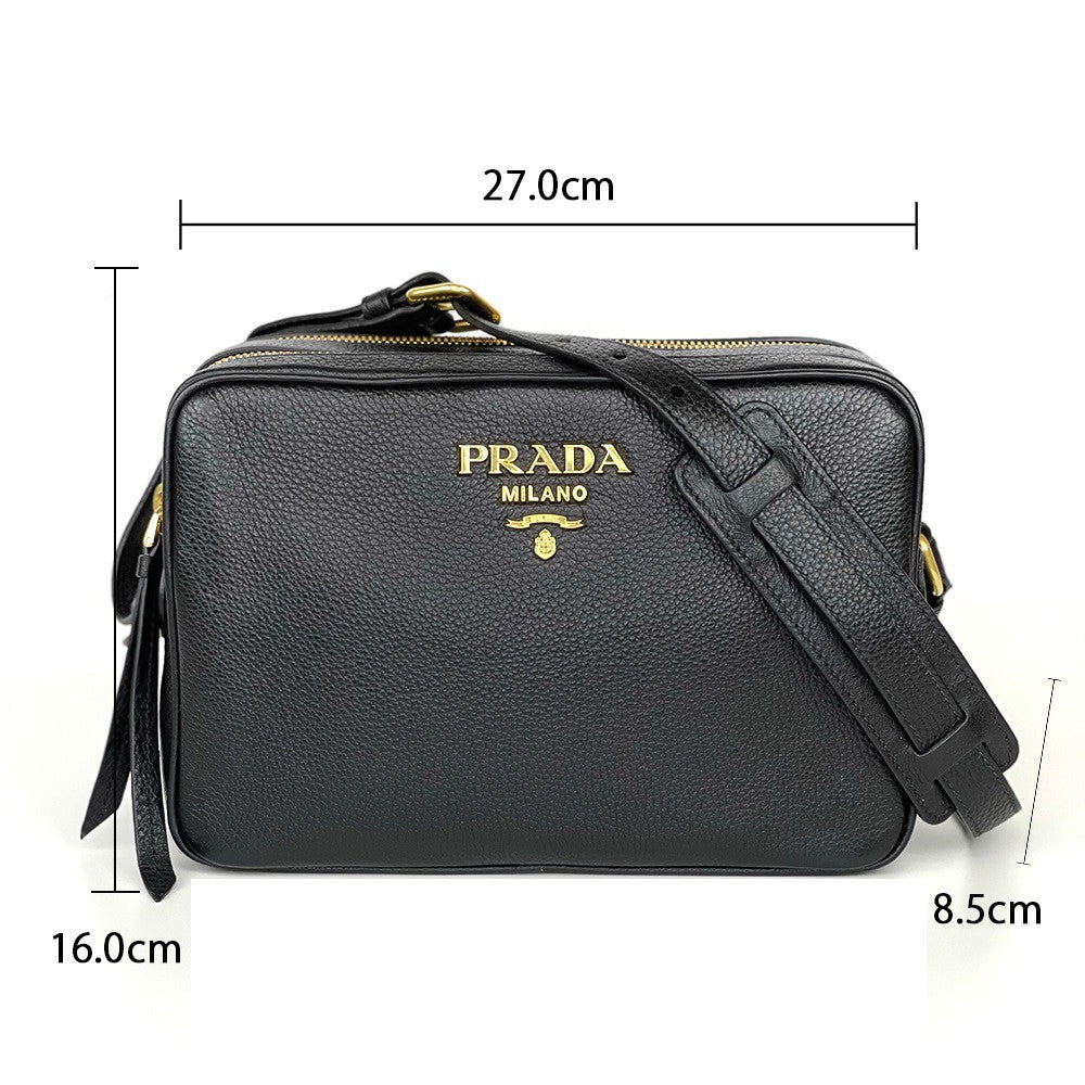 Prada 1BH079 Ardesia Vitello Phoenix Shoulder Crossbody bag – luxebags