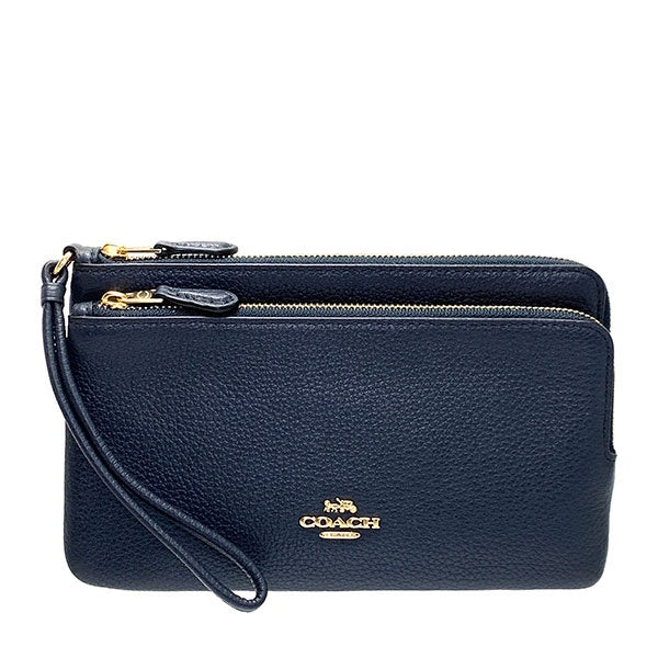 COACH C5576/5610 double zip wallet/wristlet – luxebags
