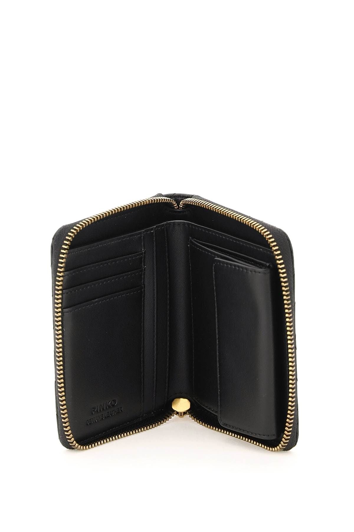 PINKO Taylor Wallet sheepskin leather roundzip small wallet 1P22P1-Y7SQ